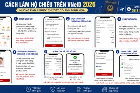 Cách làm hộ chiếu trên VNeID 2026