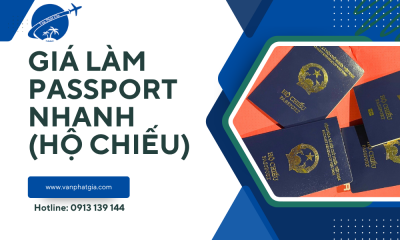 Giá làm passport nhanh từ 500k