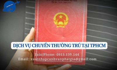 Dịch vụ chuyển thường trú tại tphcm