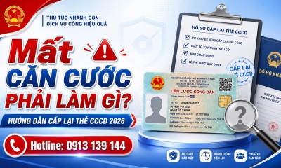 Mất Căn Cước Phải Làm Gì? Hướng Dẫn Cấp Lại Thẻ CCCD 2026 