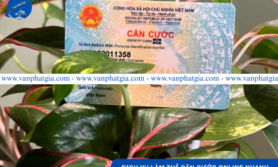Dịch vụ làm căn cước online 