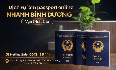 Làm Passport Online Nhanh Bình Dương 