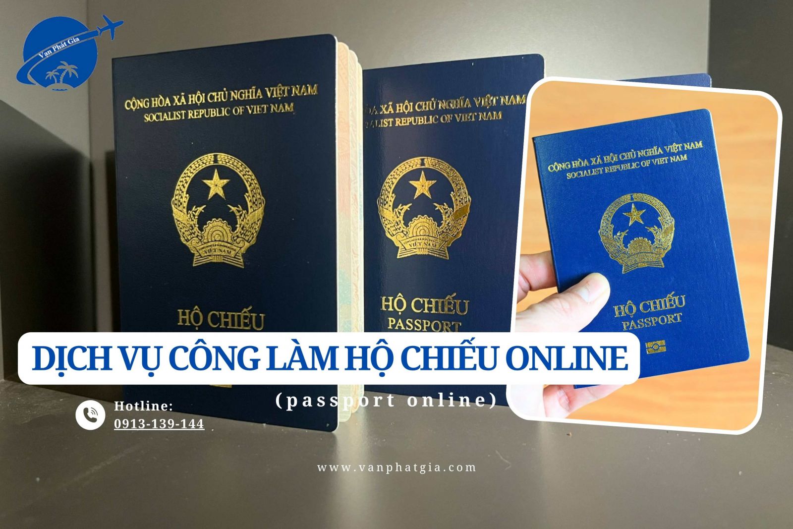 Dịch vụ công làm hộ chiếu online (passport online) 